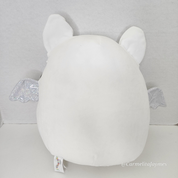 🖤 EMILY ❄️🦇 12" White Snow Bat Select Series Original Squishmallow ☆ NWT ☆ - Picture 5 of 9